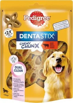 Pamlsek pro psa Pedigree Dentastix Chewy Chunx hovězí MAXI 68 g