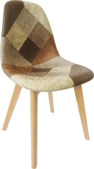 Jídelní židle Tempo Kondela Saleva patchwork/buk