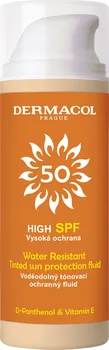 Přípravek na opalování Dermacol Sun Tinted Water Resistant Fluid SPF 50 50 ml