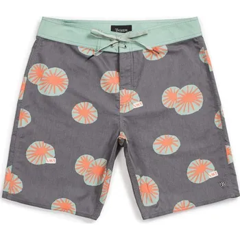 Pánské plavky BRIXTON plavky - Barge Trunk Charcoal/Basil (CHRBS) velikost: 30