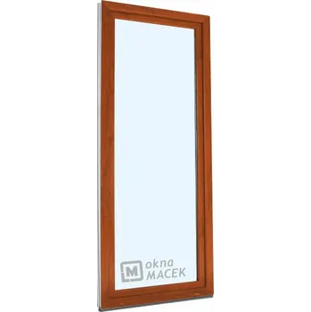 Vchodové dveře KNIPPING 70 AD, 70/210 cm, pravé, zlatý dub/bílá