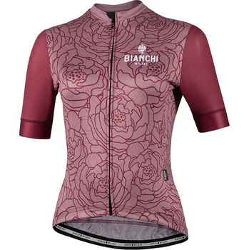 cyklistický dres BIANCHI MILANO Cyklistický dres s krátkým rukávem - SOSIO LADY - fialová L