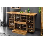 Komoda MOZAIKA 130 cm - přírodní, palisandr