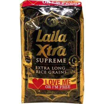Rýže Laila Extra dlouhá Basmati Rýže (2Kg)