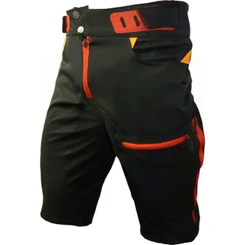 Cyklistické kalhoty Kraťasy - HAVEN Singletrail HMS 2019 - černá/červená XXL