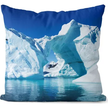 Dekorativní polštářek Polštář Ledovec 40x40 cm (Velikost: 40 x 40 cm)