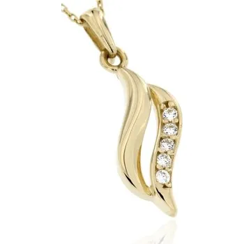 Přívěsek Zlatnictví U Kostela Dámský zlatý přívěsek se zirkony 796ž 526859189