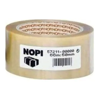 Izolační páska Nopi Classic 57211 balicí lepicí páska transparentní (d x š) 66 m x 50 mm 1 ks