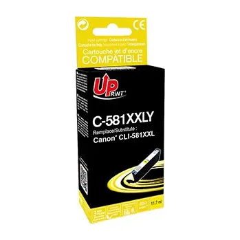 UPrint kompatibilní ink s CLI-581Y XXL, yellow, 11.7ml, C-581XXLY, very high capacity, pro Canon PIXMA TR7550, TR8550, TS6150, TS8