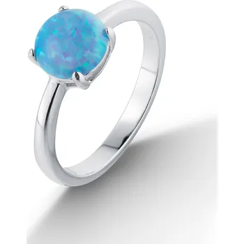 Prsten NUBIS® Stříbrný prsten s opálem - velikost 52 - NB-5080-52