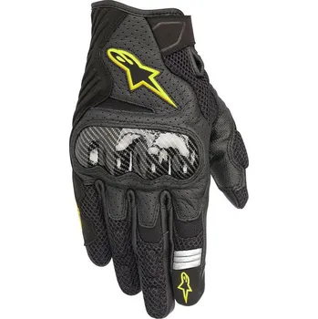 Moto rukavice Rukavice SMX-1 AIR 2, ALPINESTARS (černé/žluté fluo) 2026 (Velikost: XL)