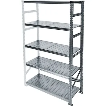 Dílenský regál Policový regál SUPER, 1972x900x400 mm, 5 polic, přídavný modul