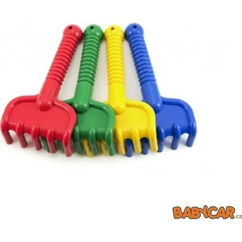 Hra na zahradu TEDDIES hrabičky 19cm Zelená