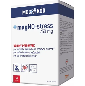 Simply You Modrý kód magNO-stress 250 mg 60 tbl.
