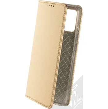 Pouzdro na mobilní telefon 1Mcz Magnet Book flipové pouzdro pro Samsung Galaxy A02s zlatá (gold)