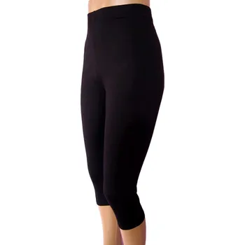 Dámské legíny Dámské elastické černé legíny Barva: Černá, Velikost: XL/2XL