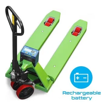 Průmyslová váha Paletový vozík s váhou DINI ARGEO TPWNBT, 2000kg / 0,2kg (napájení z vestavěného akumulátoru)