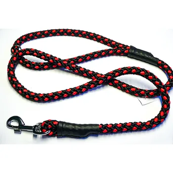 Vodítko pro psa Vodítko z lana 14 mm x 1,5 m Barva: Černo-červená