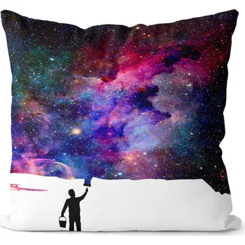 Dekorativní polštářek Polštář Natěrač (Velikost: 40 x 40 cm)