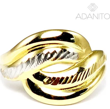 Prsten Zlatý prsten z kombinovaného zlata