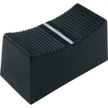 Cliff CP3155 CP3155 posuvný knoflík černá (d x š x v) 23 x 11 x 11 mm 1 ks