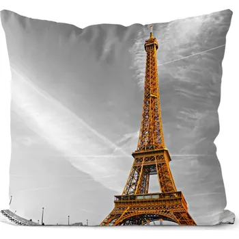 Dekorativní polštářek Foto polštář Paříž 40x40 cm (Velikost: 40 x 40 cm)