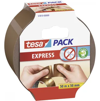 Izolační páska tesa EXPRESS 57810-00000-01 balicí lepicí páska TESAPACK® hnědá (d x š) 50 m x 50 mm 1 ks