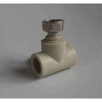 Vodovodní potrubí PPR T-kus s převlečnou matkou PN20 Redukce: 25 x 1/2”