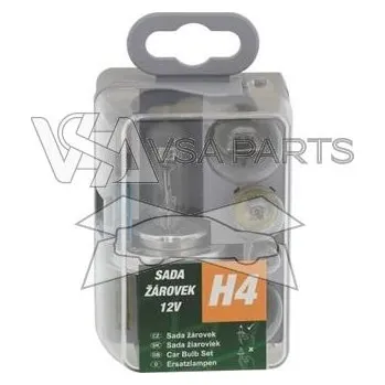 Autožárovka COMPASS Žárovky servisní box H4 UNI GREEN