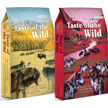 Krmivo pro psa Taste of the Wild Southwest Canyon Canine 12,2 kg + Taste of the Wild High Prairie 12,2 kg