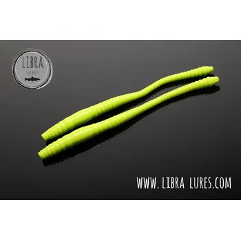 Umělá nástraha Libra Lures DYING WORM 80 Apple Green 027 (Krill)