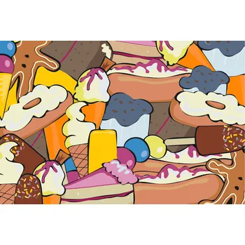Malování podle čísel - Sladkosti Velikost: 40x60cm, Rámování: Pouze srolované plátno
