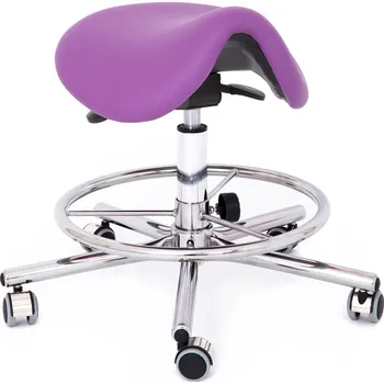 KOVONAX Ordinační stolička Cline Čalounění: Koženka DOLARO, Barva látky: DOLARO SA2, Povrchová úprava (barva): Chrom