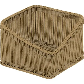 Nákupní košík Westmark Koš rohový prezentační 40x40x16-27 cm světle béž.