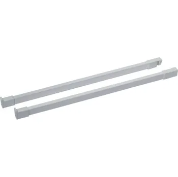 Nábytkové kování Podélný reling ELEGANCE 450 L/P - bílý