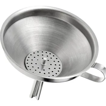 Cedník a síto Westmark Trychtýř s odnímatelným sítkem, 13 cm - nerezový