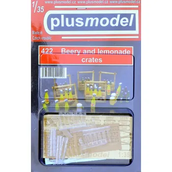 Plastikový model Plusmodel 1/35 Beery and lemonade crates