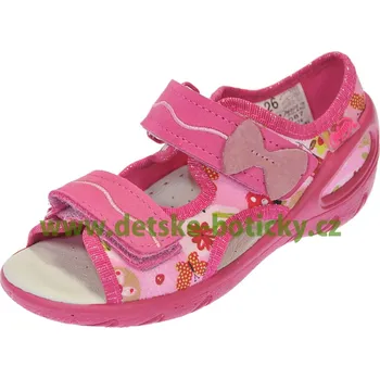 Dívčí sandály Befado 065P087 065X087 pink 20