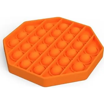 POP IT Hütermann Pop It - Antistresová hračka - Oktagon oranžový