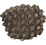 Clayre & Eef, Holandsko Clayre & Eef - Kameninový obal na květináč v dekoru šišky - Ø 11*10 cm