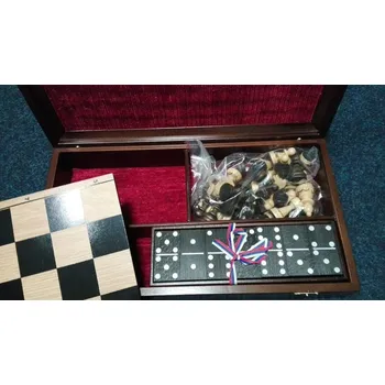 Šachy Šachová souprava + domino