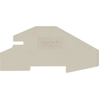 Weidmüller 1067700000-1 zakončovací deska Vhodný pro: WDL 2.5/S šedá 1 ks