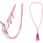 QHP Provazový set na ježdění Liberty QHP, flamingo pink SHETTY