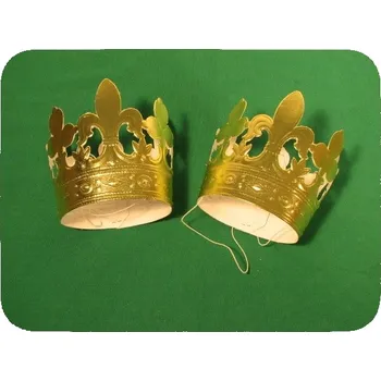 Karnevalový doplněk Korunka bez dýnka. Cena za 1 ks,