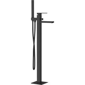 Vodovodní baterie Sanjet Baterie QUADRO BLACK vanová do podlahy (Q08NO)