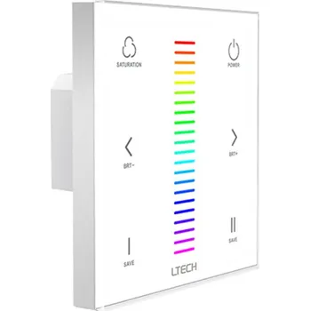 Ovladač světel Dotykový jednozónový ovladač RGB na stěnu RF+DMX512