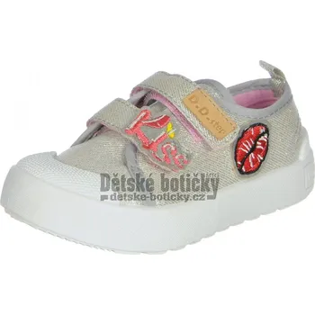 Dívčí polobotky D.D.step CSG-141A silver 30