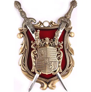 Replika zbraně Kolser | Erb 28 x 18 cm - Zlatý