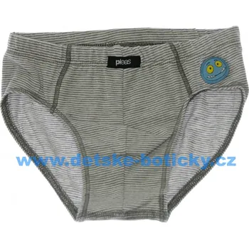 Pánské spodní prádlo Pleas 149335-202 slip šedé melé 104