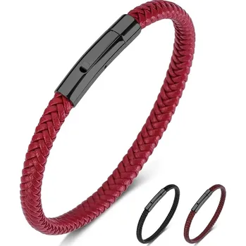 Náramek Unisex kožený náramek Frederic